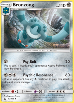 Bronzong - pokemon TCG Card
