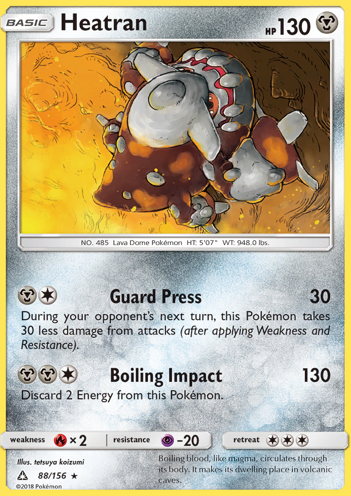 Heatran - Pokémon TCG Card