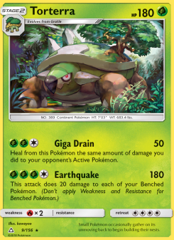 Torterra - pokemon TCG Card