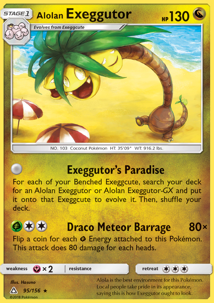 Alolan Exeggutor - Pokémon TCG Card