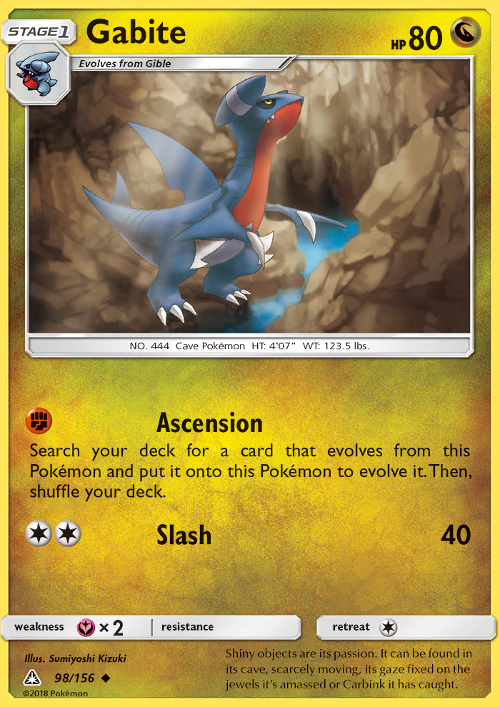 Gabite - Pokémon TCG Card