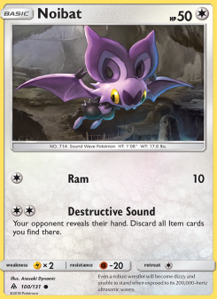 Noibat - pokemon TCG Card