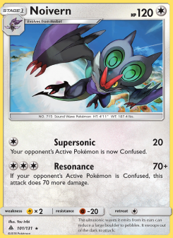 Noivern - pokemon TCG Card