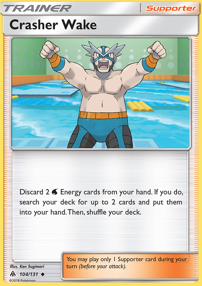 Crasher Wake - Pokémon TCG Card