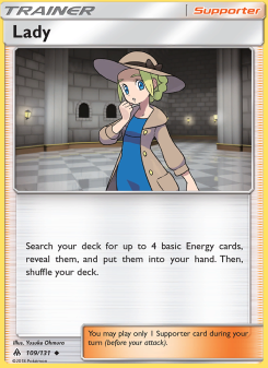 Lady - pokemon TCG Card