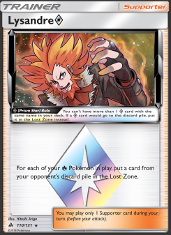 Lysandre ◇ - pokemon TCG Card
