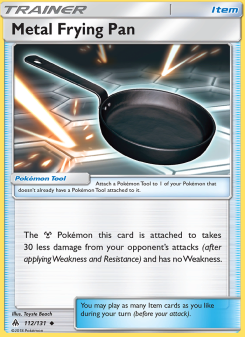 Metal Frying Pan - pokemon TCG Card