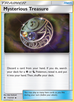 Mysterious Treasure - pokemon TCG Card