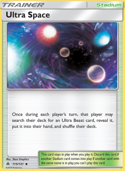 Ultra Space - pokemon TCG Card
