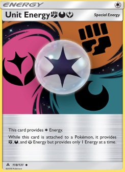 Unit Energy FightingDarknessFairy - pokemon TCG Card
