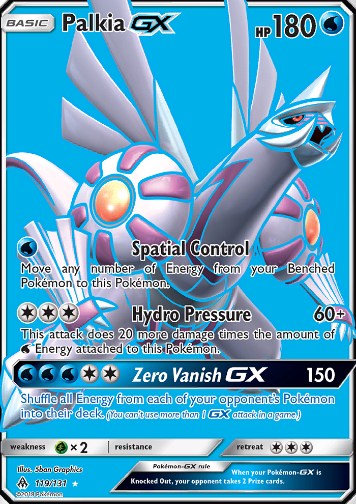 Palkia GX - Pokémon TCG Card