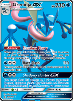 Greninja GX - pokemon TCG Card