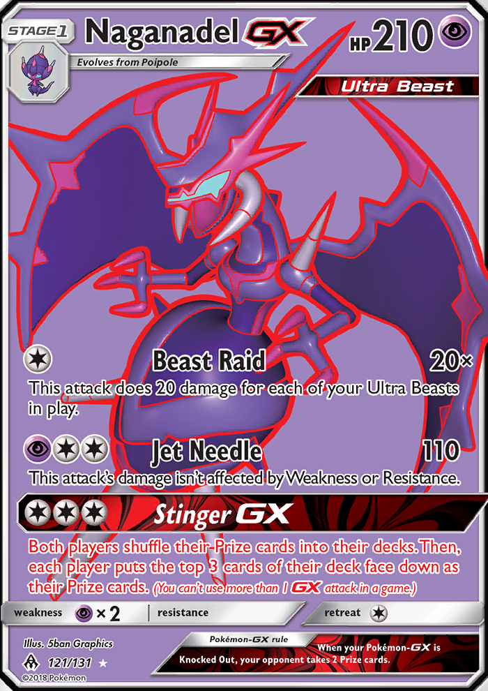 Naganadel GX - Pokémon TCG Card