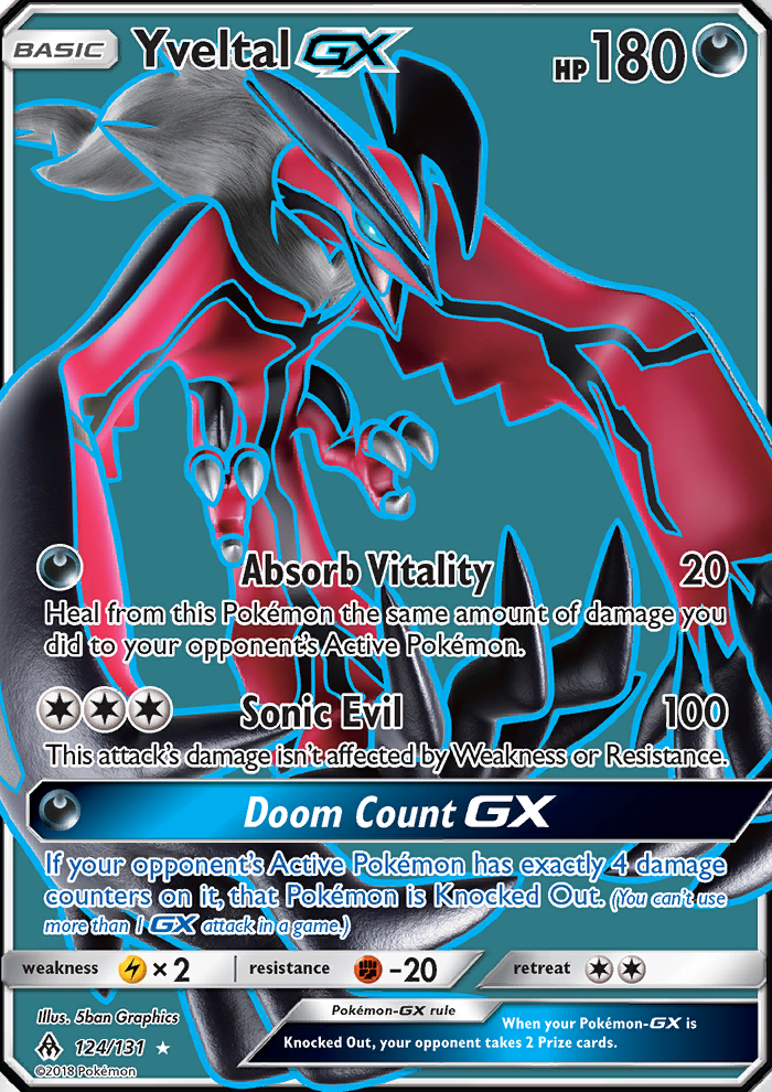Yveltal GX - Pokémon TCG Card