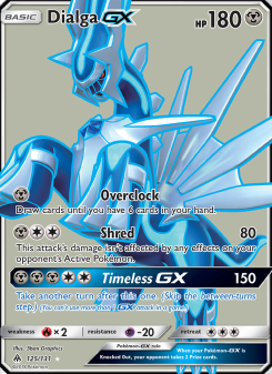 Dialga GX - pokemon TCG Card