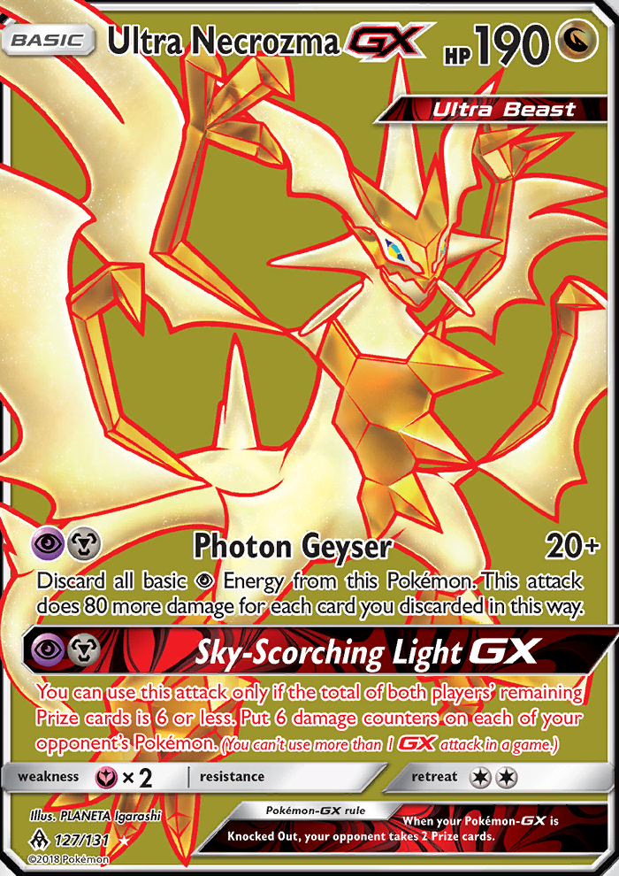 Ultra Necrozma GX - Pokémon TCG Card