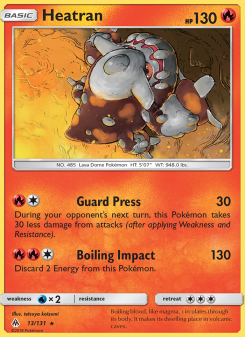 Heatran - pokemon TCG Card