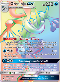 Greninja GX - pokemon TCG Card