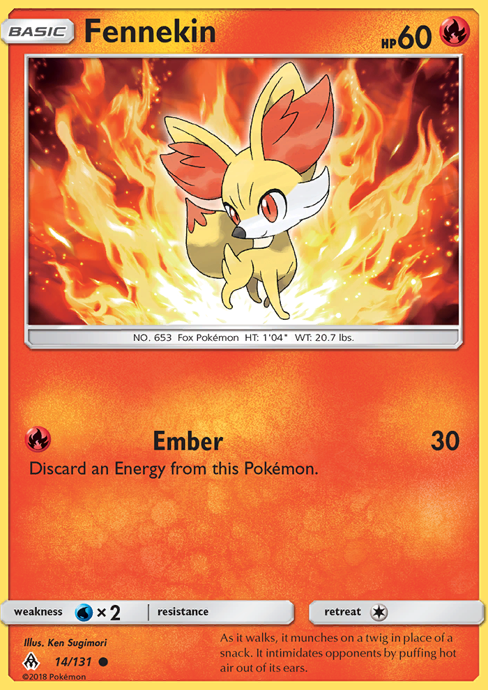 Fennekin - Pokémon TCG Card