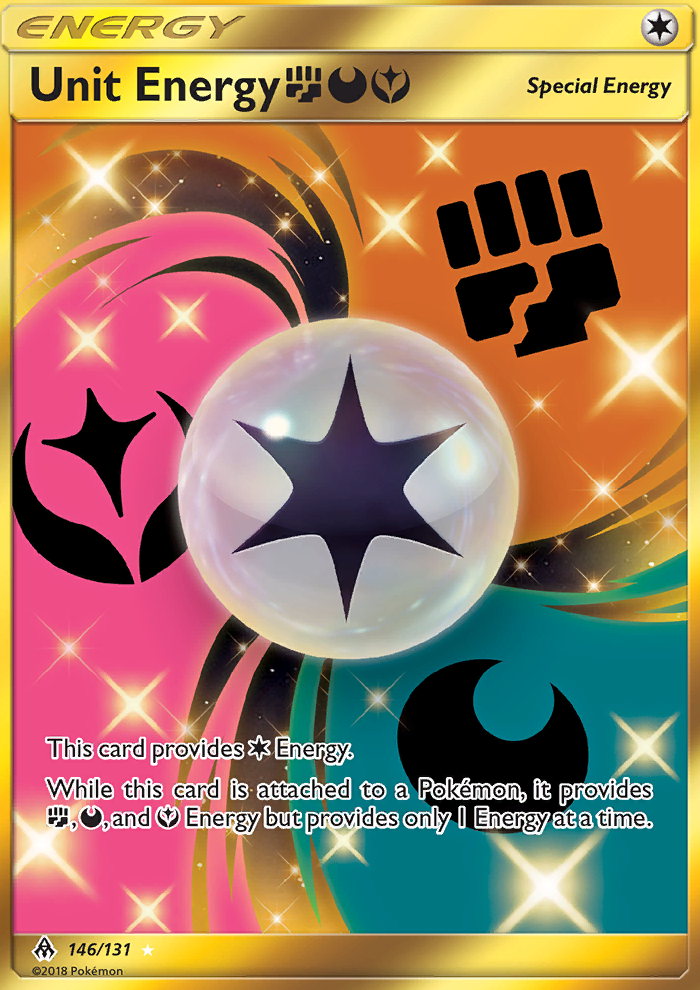 Unit Energy FightingDarknessFairy - Pokémon TCG Card