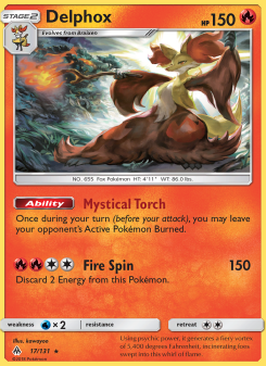 Delphox - pokemon TCG Card