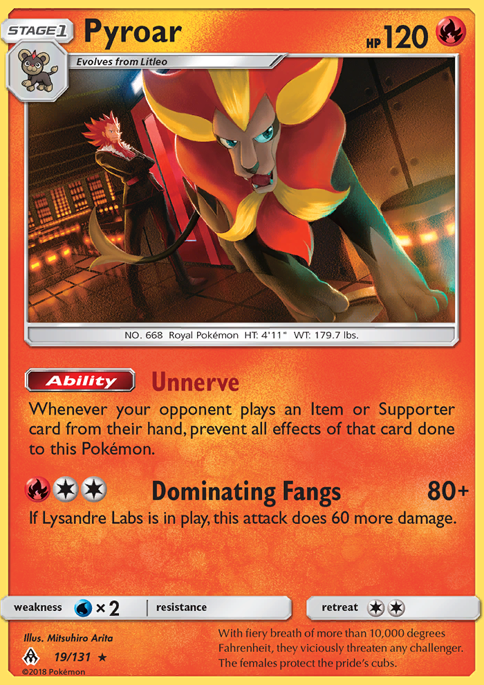Pyroar - Pokémon TCG Card