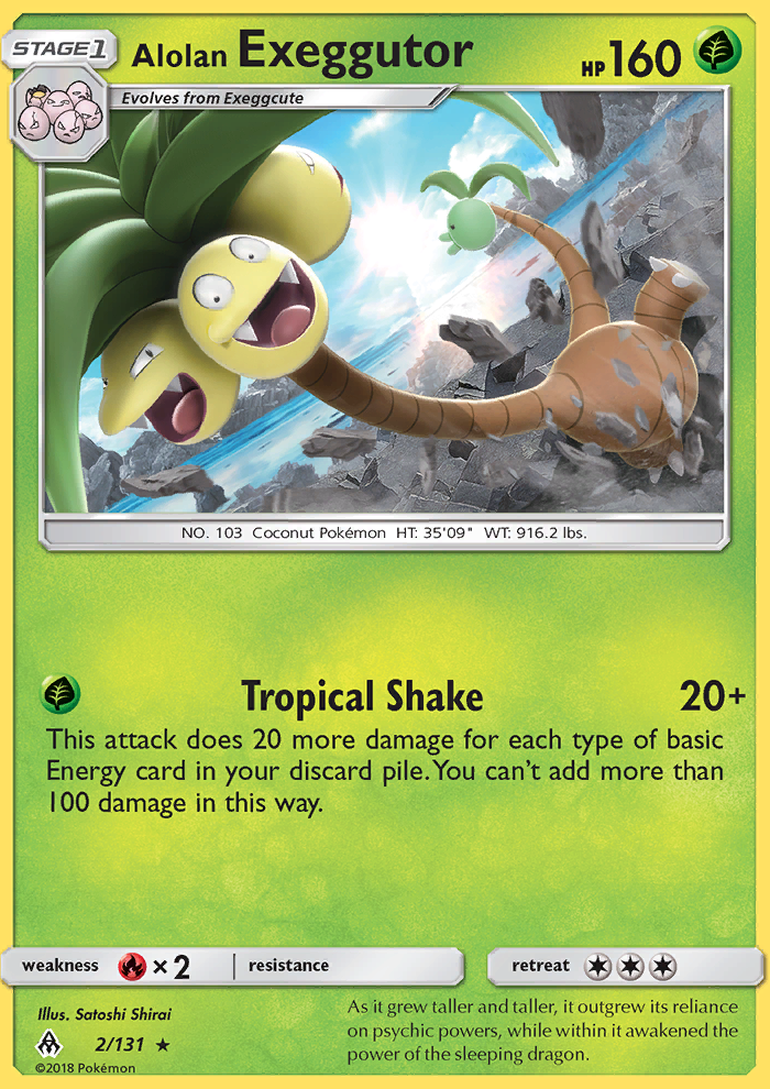 Alolan Exeggutor - Pokémon TCG Card
