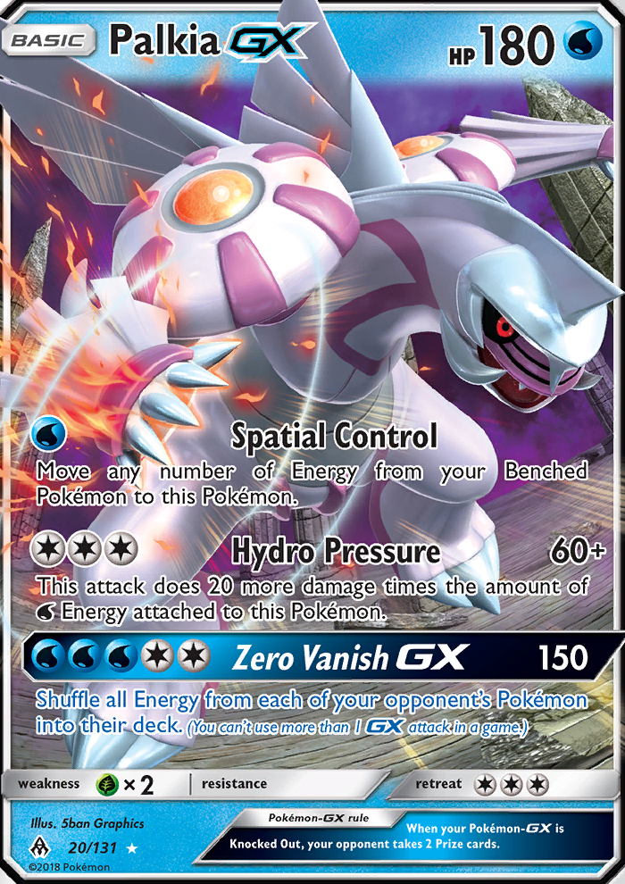 Palkia GX - Pokémon TCG Card