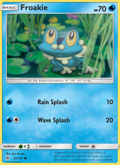 Froakie - pokemon TCG Card