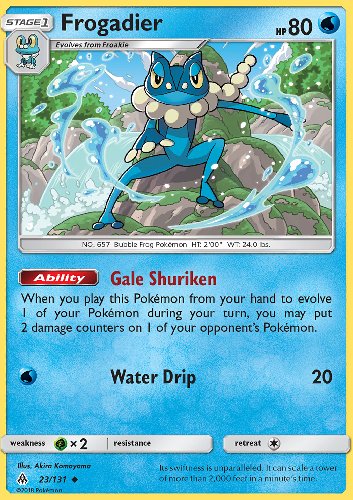 Frogadier - Pokémon TCG Card