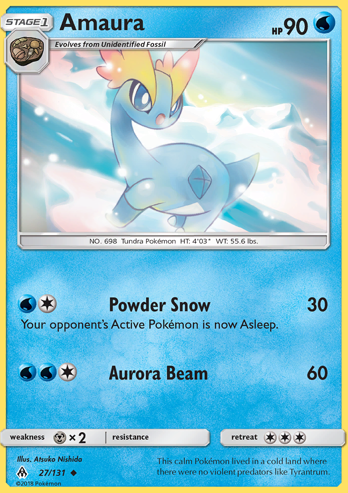 Amaura - Pokémon TCG Card