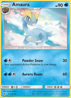 Amaura - pokemon TCG Card