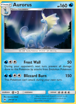 Aurorus - pokemon TCG Card