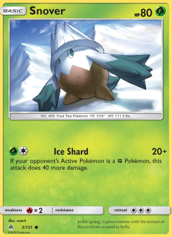 Snover - pokemon TCG Card