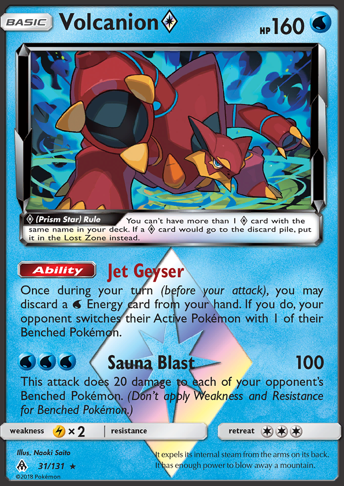 Volcanion ◇ - Pokémon TCG Card