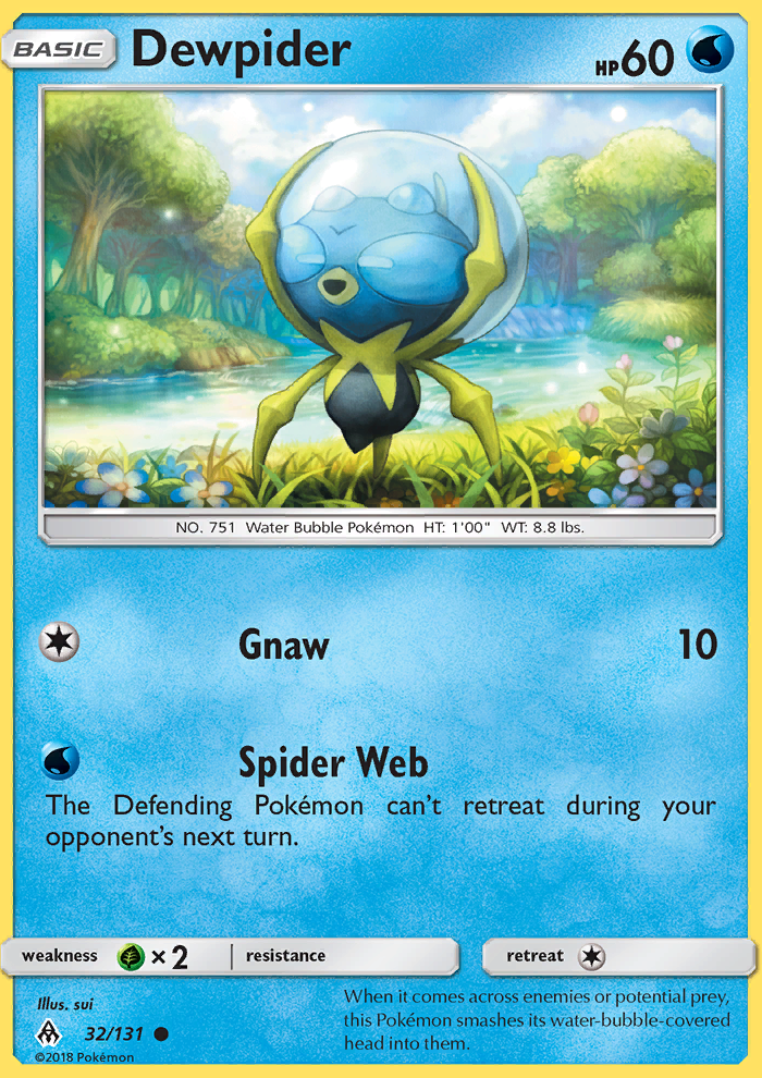 Dewpider - Pokémon TCG Card
