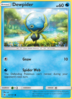 Dewpider - pokemon TCG Card