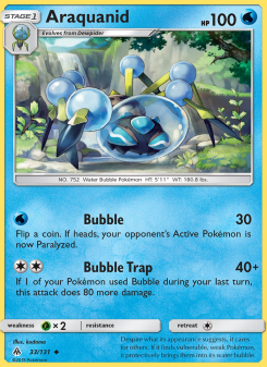 Araquanid - pokemon TCG Card