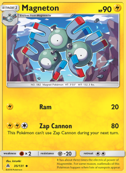 Magneton - pokemon TCG Card
