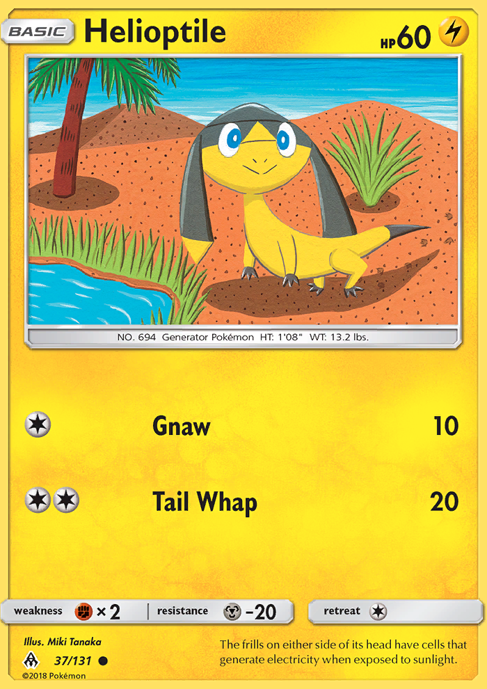 Helioptile - Pokémon TCG Card