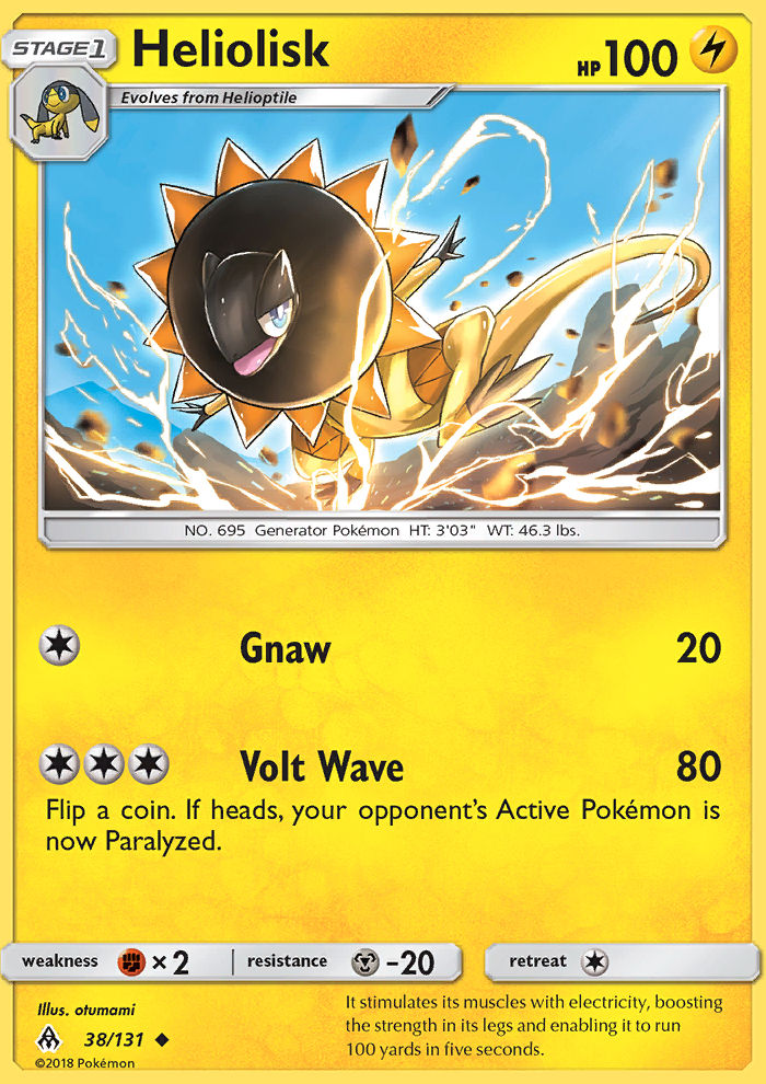 Heliolisk - Pokémon TCG Card