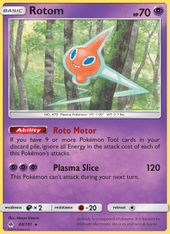 Rotom - pokemon TCG Card