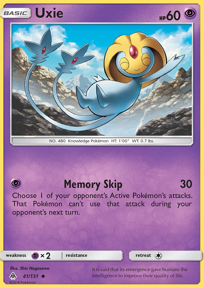 Uxie - Pokémon TCG Card