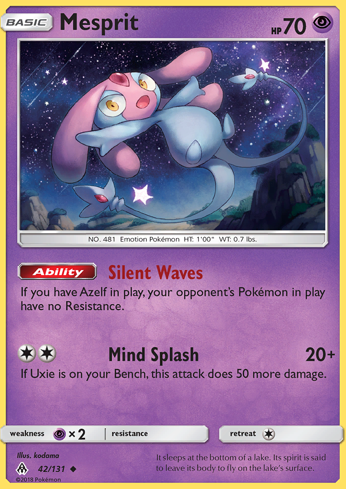 Mesprit - Pokémon TCG Card