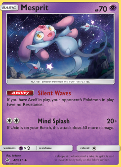 Mesprit - pokemon TCG Card