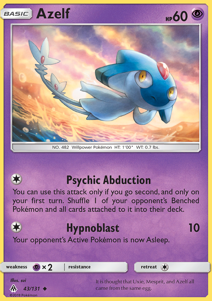Azelf - Pokémon TCG Card