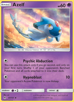 Azelf - pokemon TCG Card
