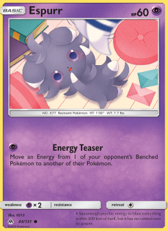 Espurr - pokemon TCG Card