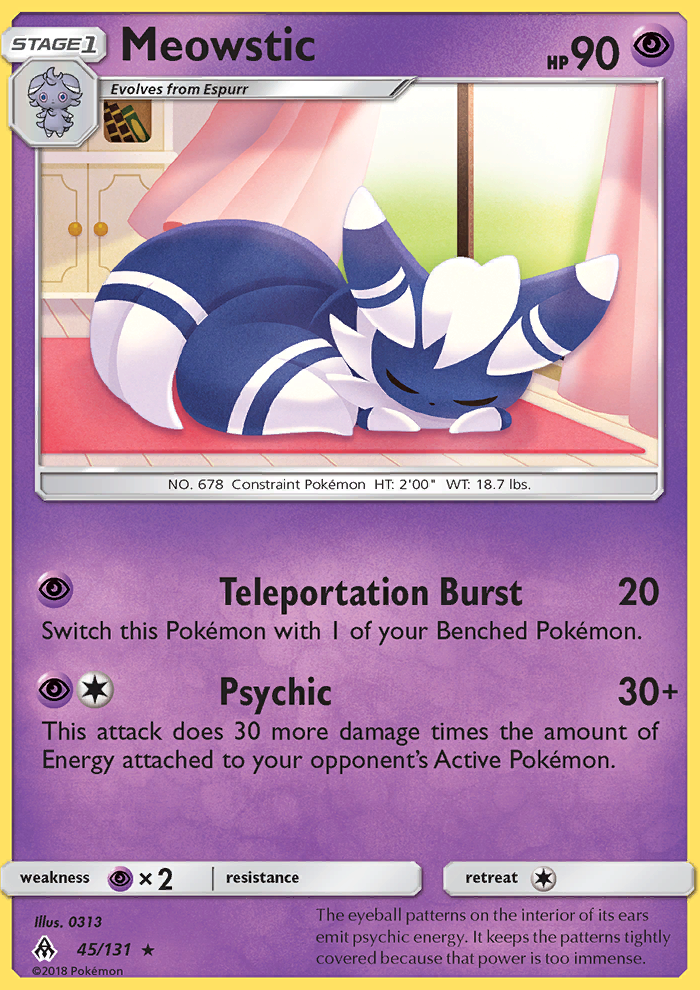 Meowstic - Pokémon TCG Card