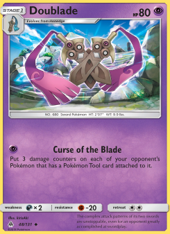 Doublade - pokemon TCG Card